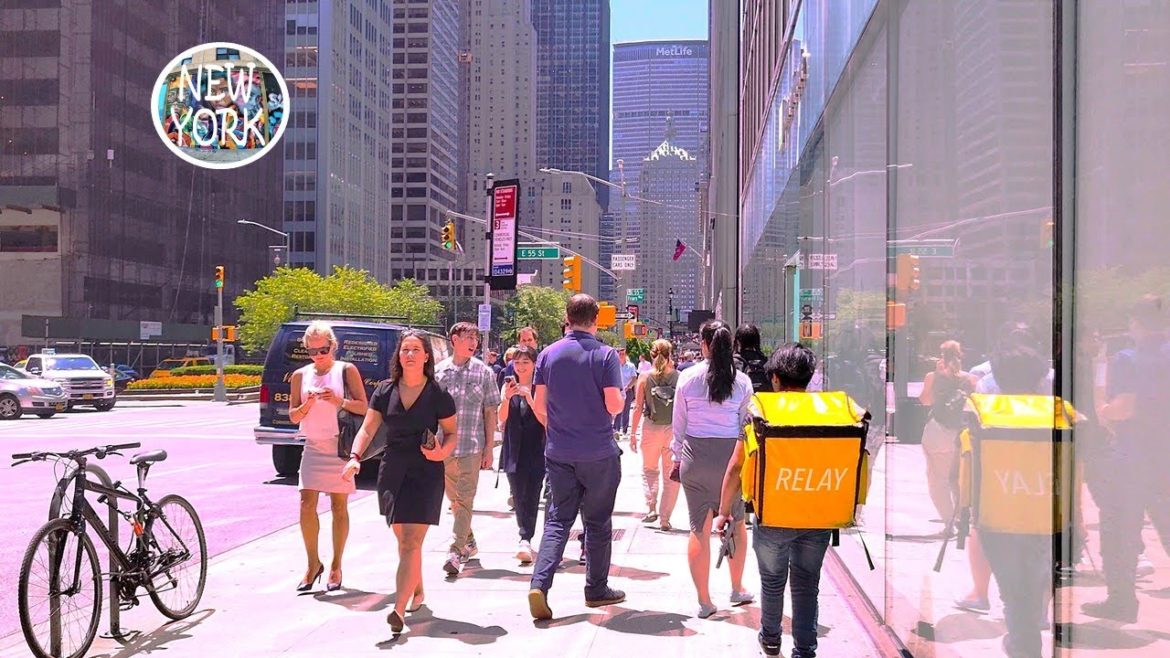 [NEW YORK Walking Tour 4k]🇺🇸 Exploring PARK AVE from Upper East Side to Midtown Manhattan 😲😎😍 Summer
