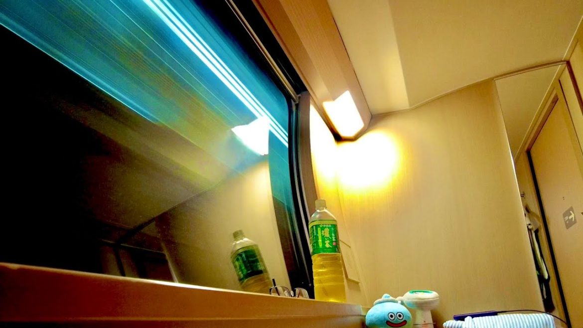 日本で唯一の寝台特急の格安個室😴🛏 9時間サンライズ瀬戸・出雲でひとり旅【岡山から東京】