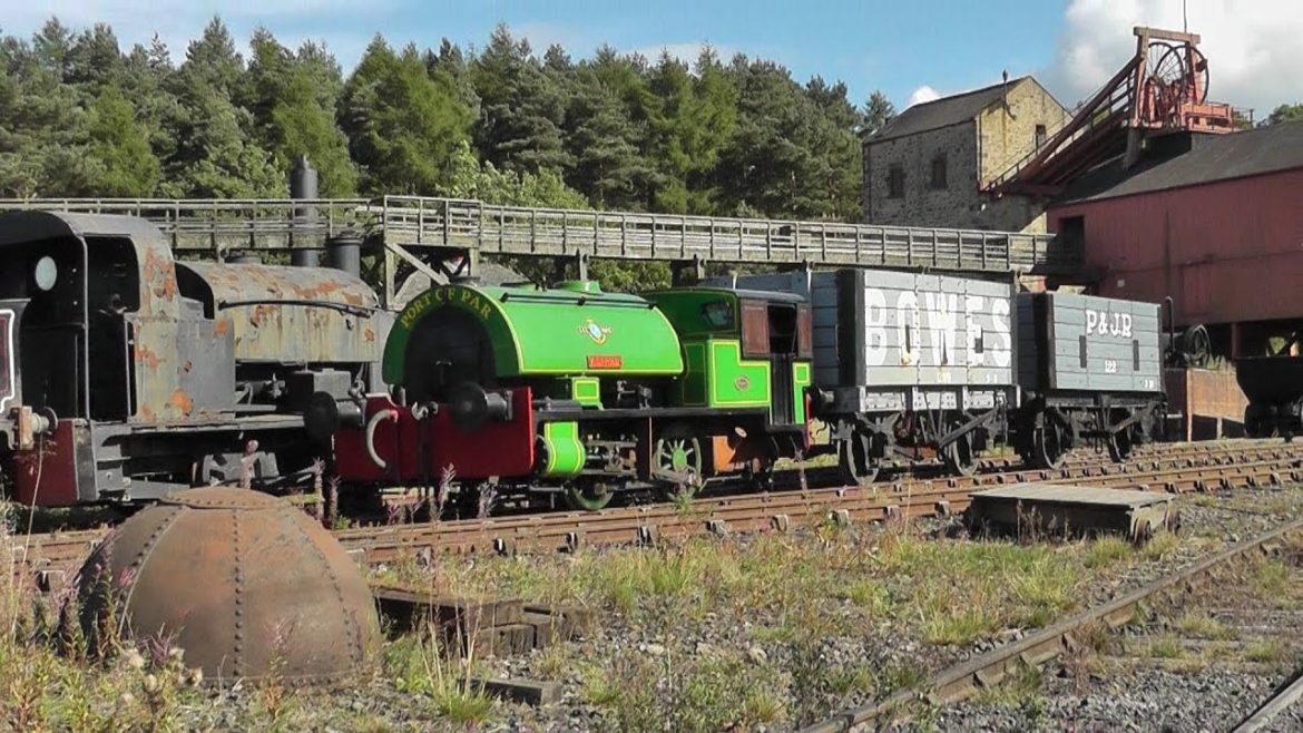 Visit of Port of Par twins to Beamish Museum + locos and trams 31st August 2013