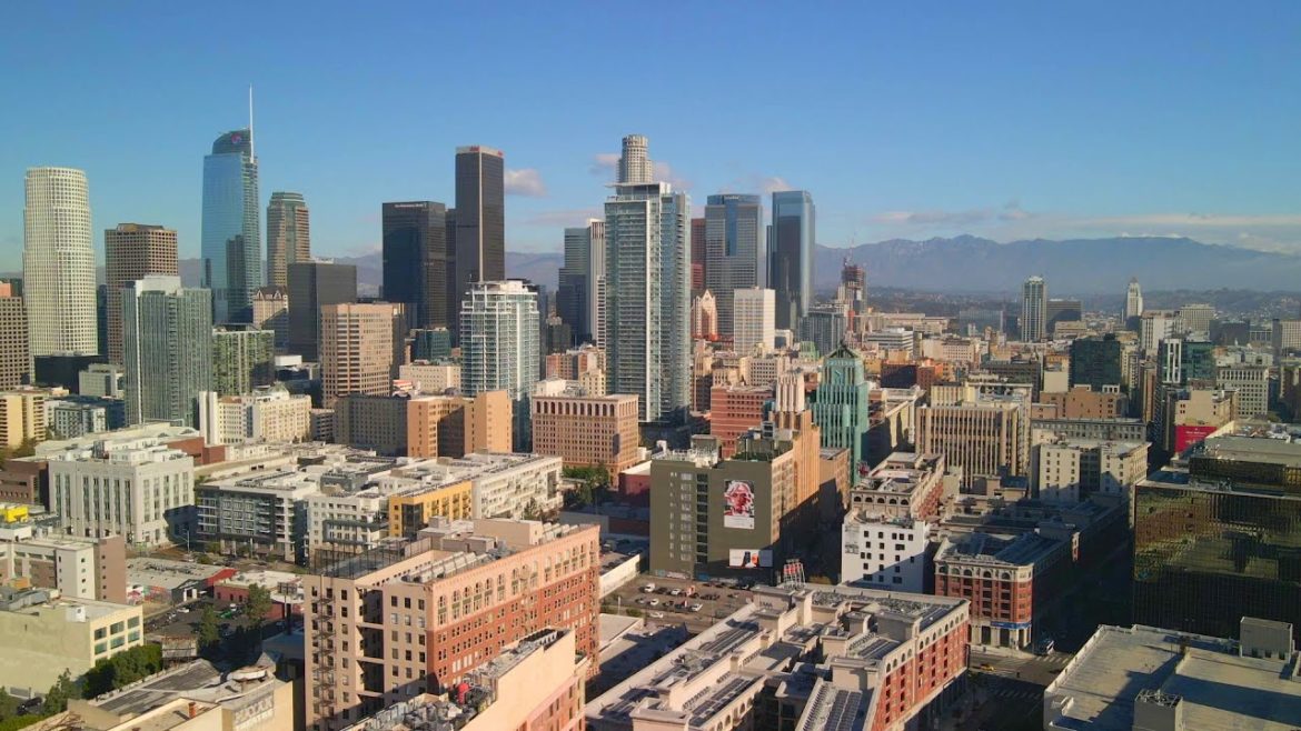 Los Angeles Aerial Drone Footage 2021