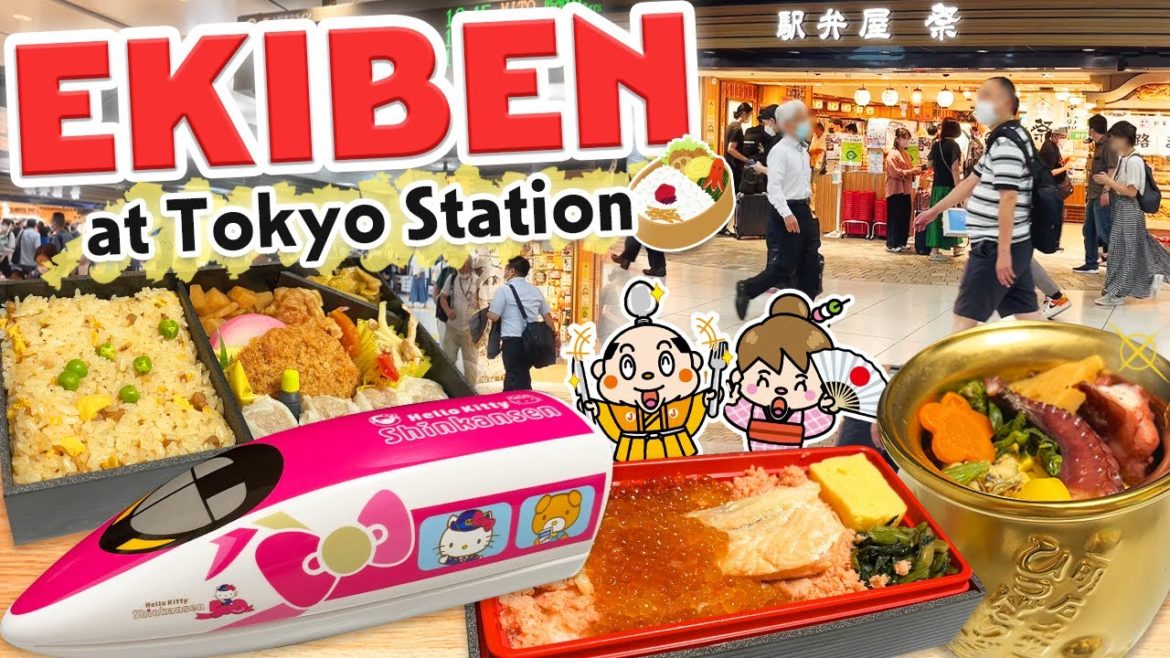 Ekiben (train bento) at Tokyo Station in Japan / Food Review
