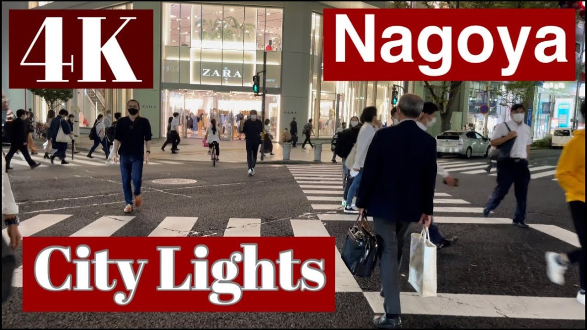 【4K】Nagoya City Lights | Japanese Night Walk Tour | Evening to Night | ASMR 32 Minutes 【4K】Nagoya City Lights | Japanese Night Walk Tour | Evening to Night | ASMR 32 Minutes