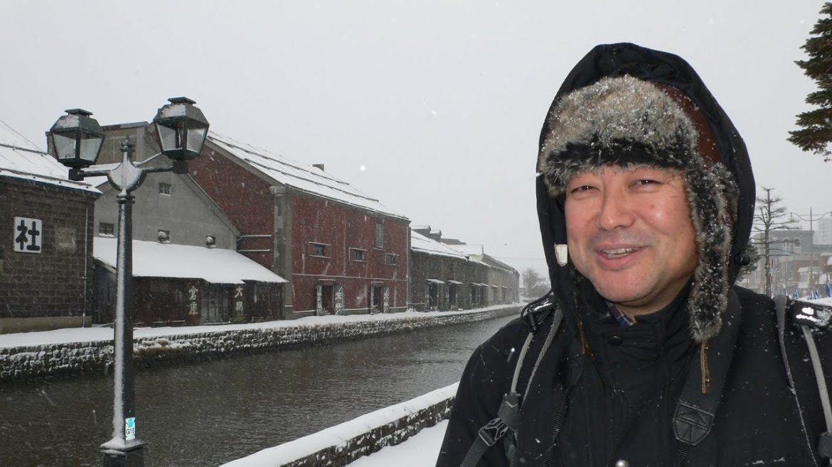 北海道札幌の旅 大雪の小樽の街を歩く Takes a walk in the Otaru town