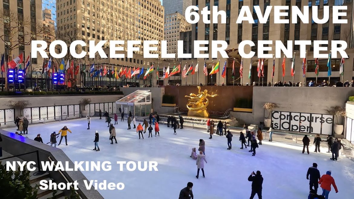 NEW YORK CITY Walking Tour (4K) 6th AVENUE - ROCKEFELLER CENTER (Short Video)