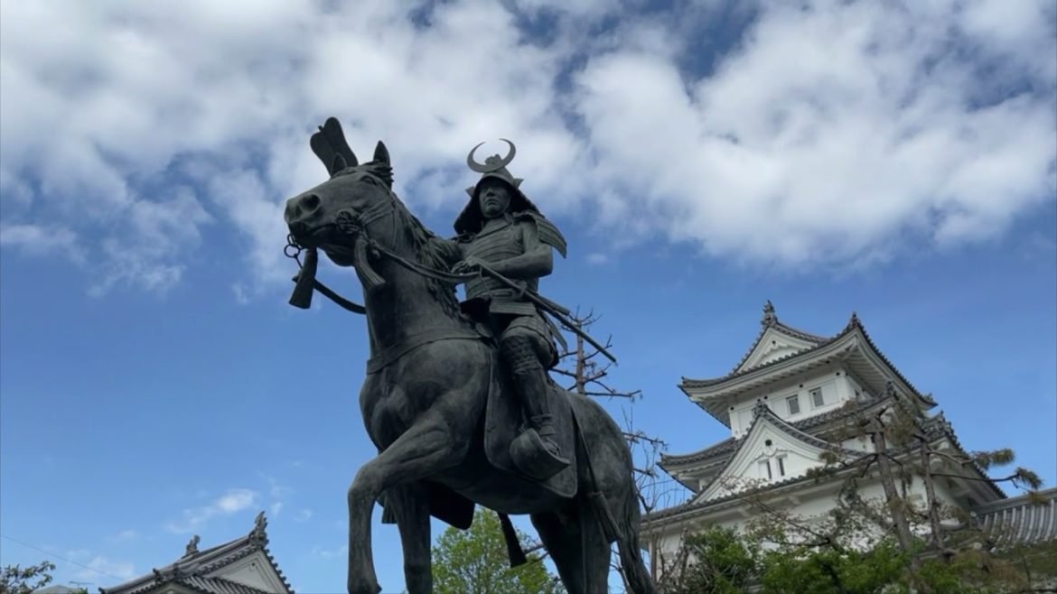 Japan Tour: Walking around Ogaki Castle and Ogaki City (Gifu, Japan)