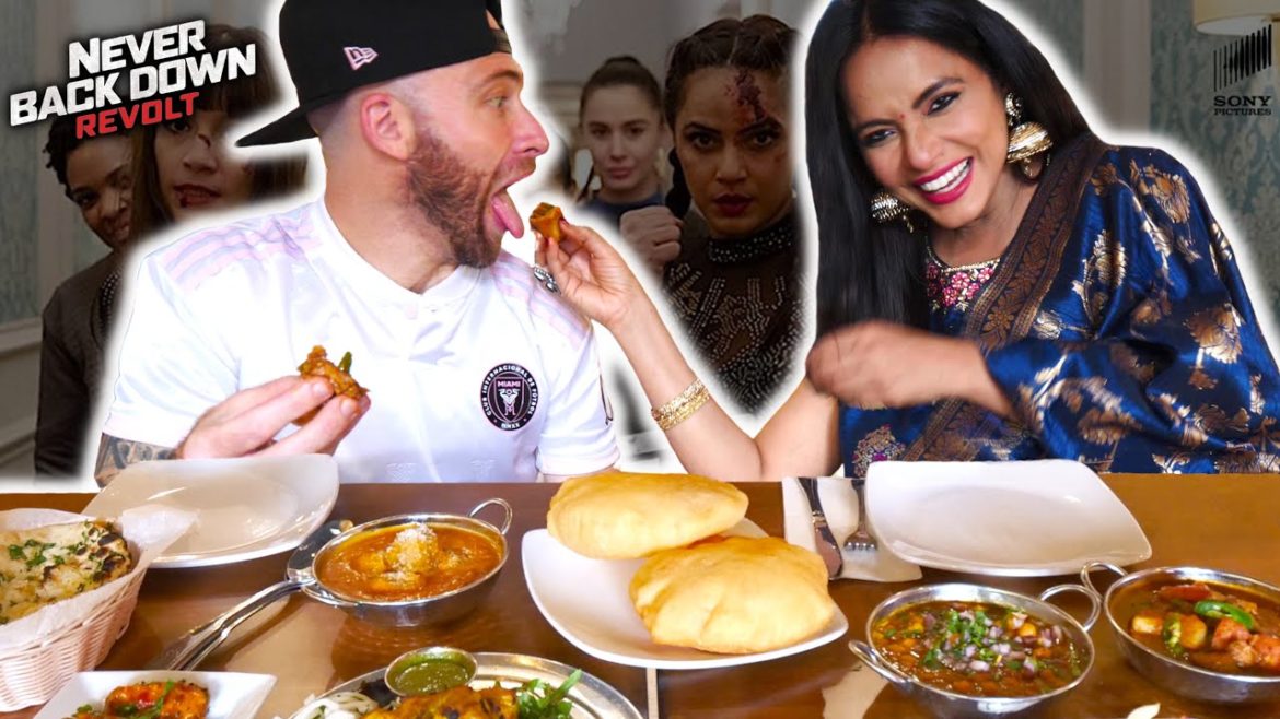 Bihari Superstar NITU CHANDRA Feeds Me INDIAN STREET FOOD - Los Angeles, California!!