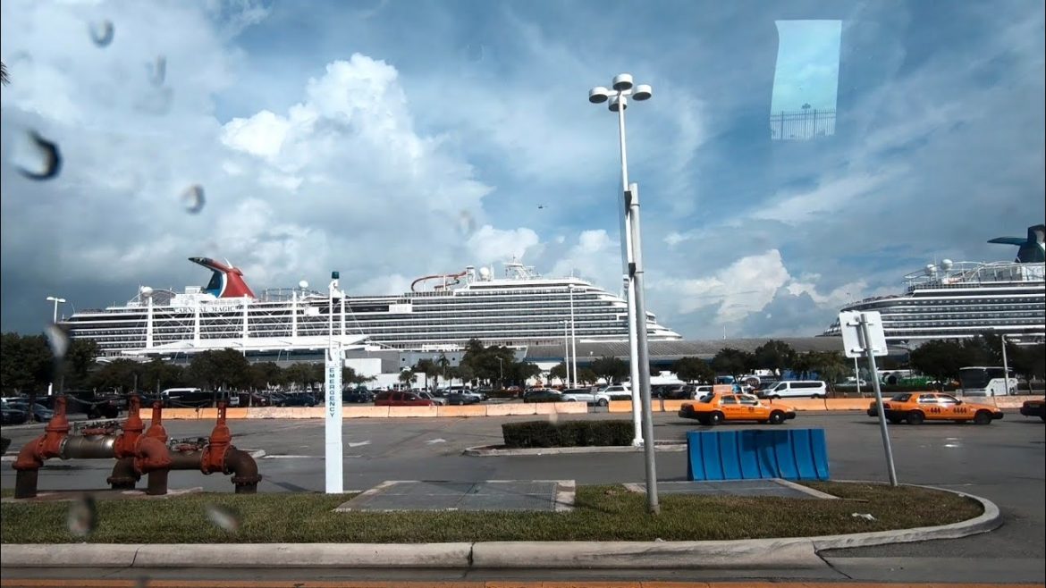 #RATHESHTHEVLOGGER Miami city ride from Cruise ship terminal/Travel video/Virtual tour.