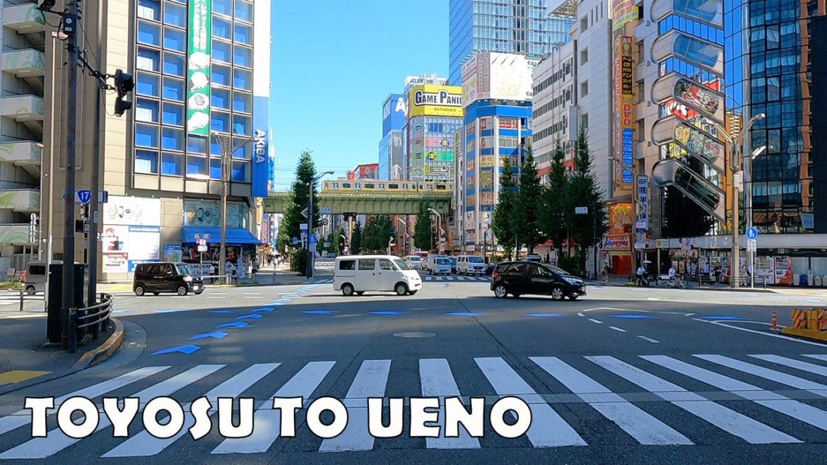 4K Tokyo Japan Drive - Toyosu to Ueno