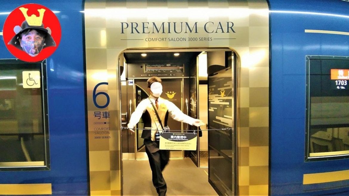 【Premium car】Riding Japan's luxury express train "keihan line" travel from Osaka to Kyoto