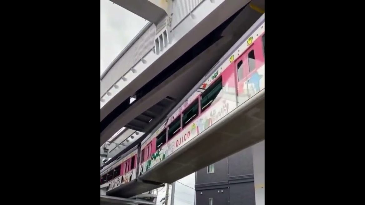 Check out this Chiba Urban Monorail flying across Tokyo's Cityscape #tourism #beautifuldestinations
