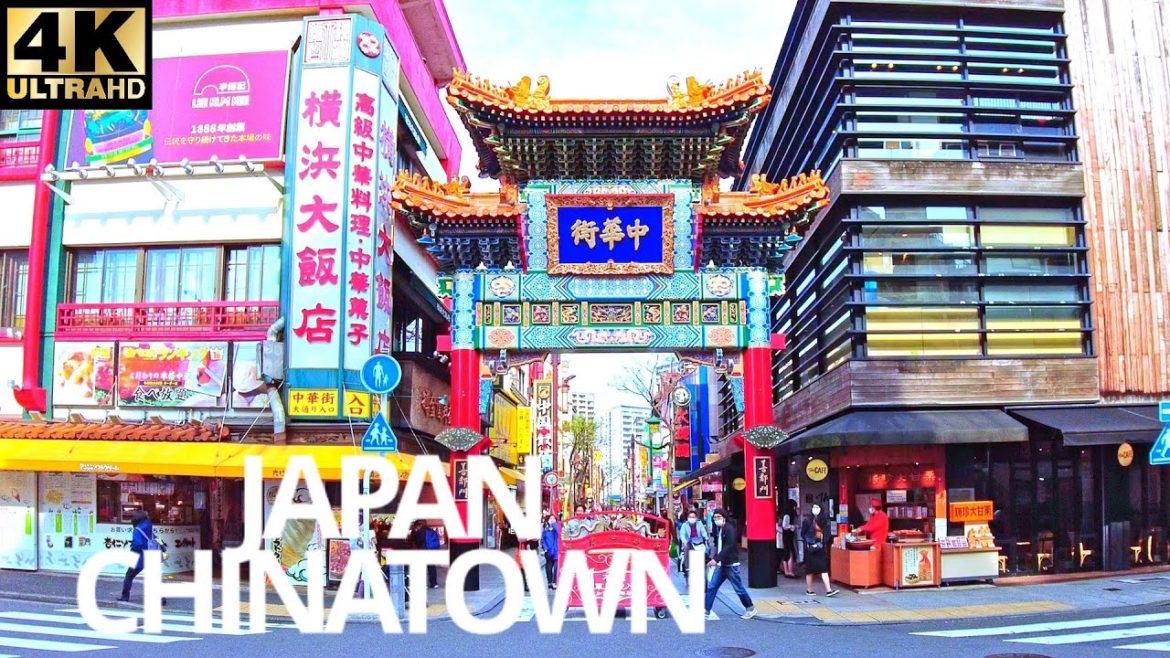 4K Japan chinatown walk tour 4K Japan chinatown walk tour