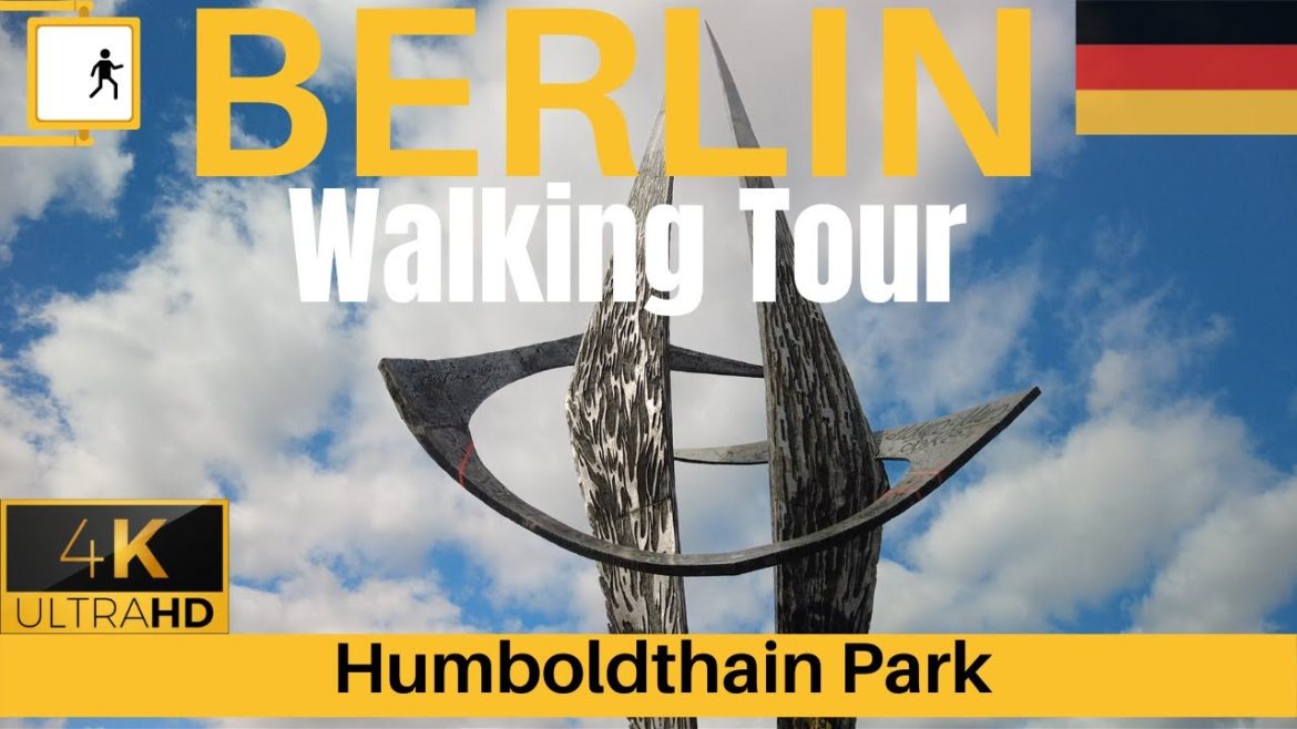 Berlin Germany 【4K】Walking Tour  | Humboldthain Park | Rose Garden | Gesundbrunnen