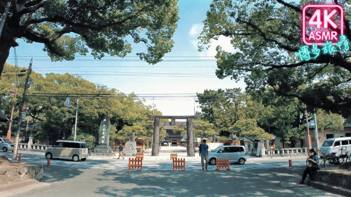 Hakozaki Shrine（筥崎宮）⛩4K Binaural Sounds【Fukuoka】