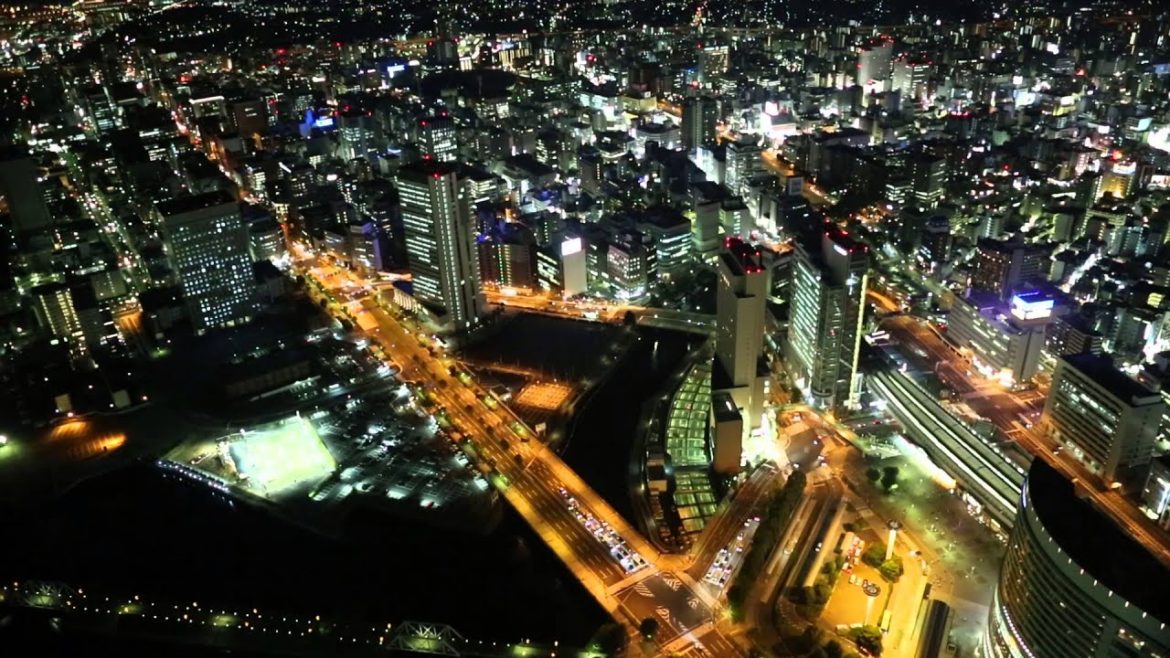 Yokohama Minato Mirai 21 area at Night～横浜みなとみらい２１夜景