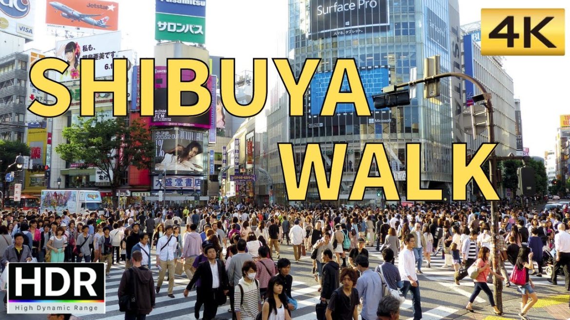 【4K HDR】Tokyo Walk-Shibuya Center Street area,渋谷センター街