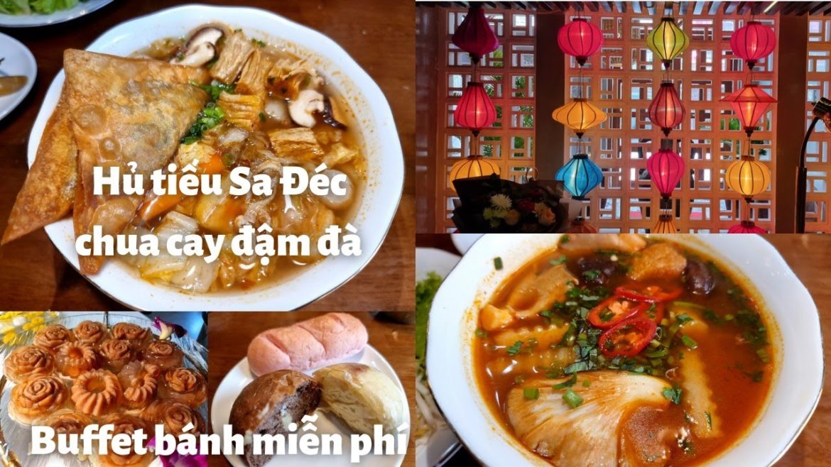 Sài Gòn - RẤT ĐẸP, ngon Nhà hàng chay Quỳnh House quận 10: Hủ tiếu Sa Đéc chua cay, Mì kho thanh nhẹ