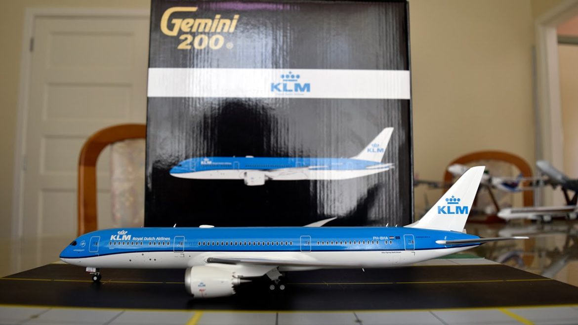 Gemini Jets 1:200 KLM 787-9 Dreamliner Unboxing and Review