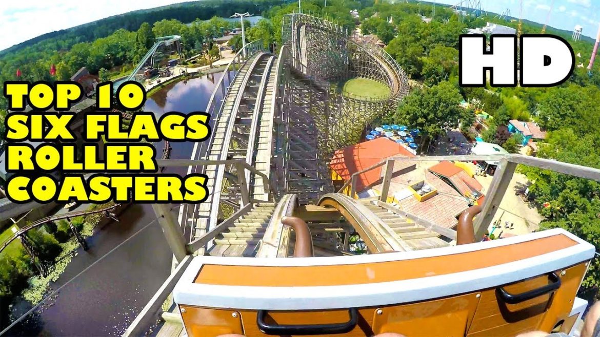 Top 10 Six Flags Roller Coasters! Front Seat POV View! 2017 Top 10 Six Flags Roller Coasters! Front Seat POV View! 2017