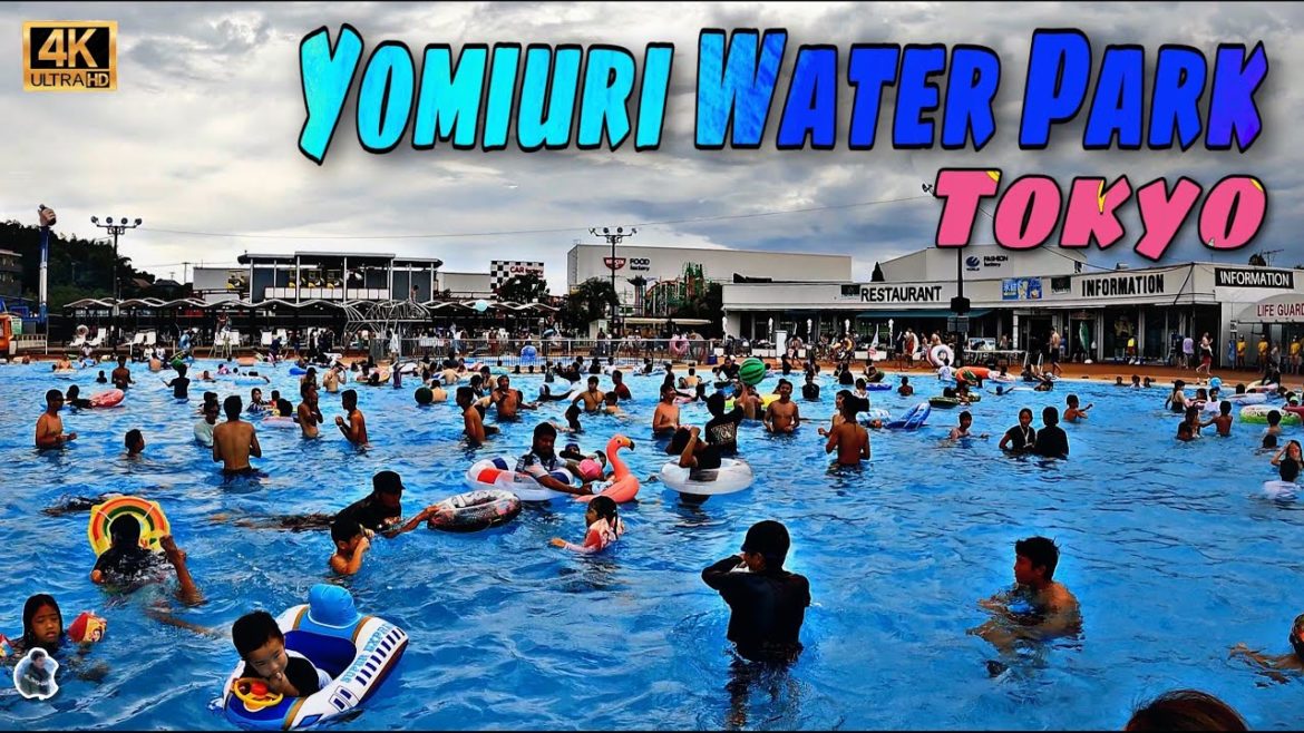 Yomiuri Water Park | プールWAI |Tokyo | Bangladesh | Japan - 4k