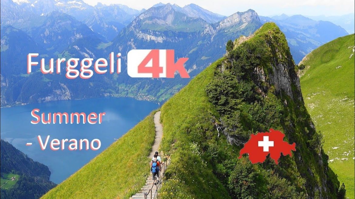 🇨🇭 SWITZERLAND - FURGGELI - Stoos - Lucerna - ZURICH - Walking Tour beautiful villages - SUIZA - 4k