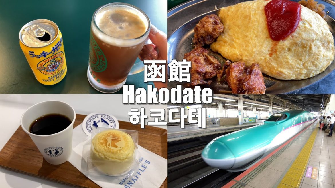 日韓夫婦 函館グルメを食べ尽くす旅 Part.1🤡ラッキーピエロ、スナッフルス、イカせんべい、露天風呂付温泉など〈ラジェントプラザ函館北斗〉