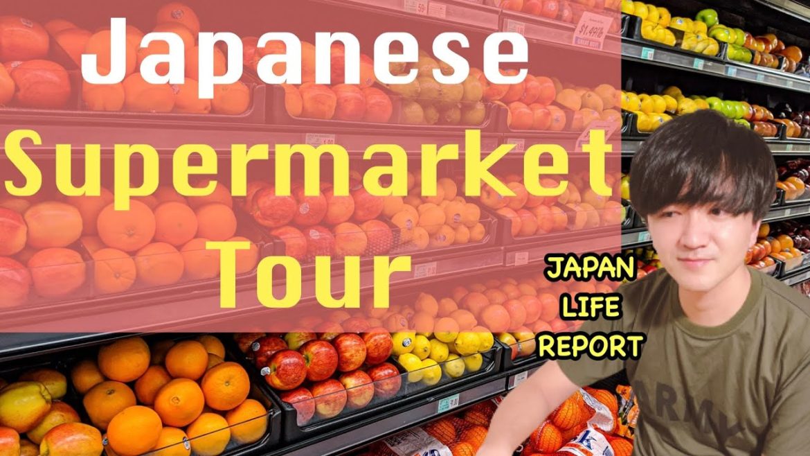 Japanese Supermarket Tour  --ENG/JPN SUB [Japanese Real Life]