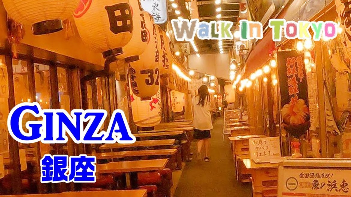 【4K Tokyo Walk】Ginza Walk　銀座散歩　긴자　กินซ่า【東京散歩】2022/8/17