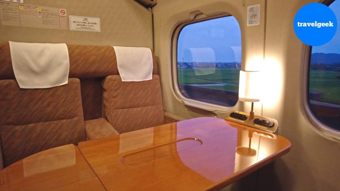Trying First Class Private Cabin on Japan Shinkansen Bullet Train Trying First Class Private Cabin on Japan Shinkansen Bullet Train