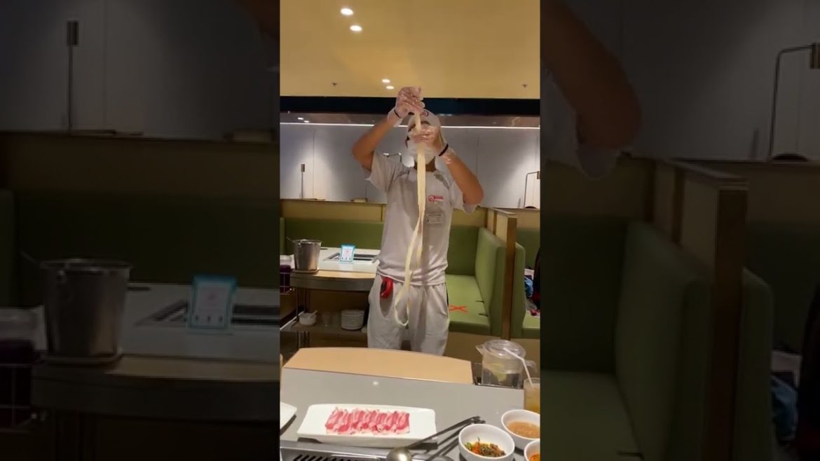 Kung Fu Noodles Making | Thai Street Food #shorts