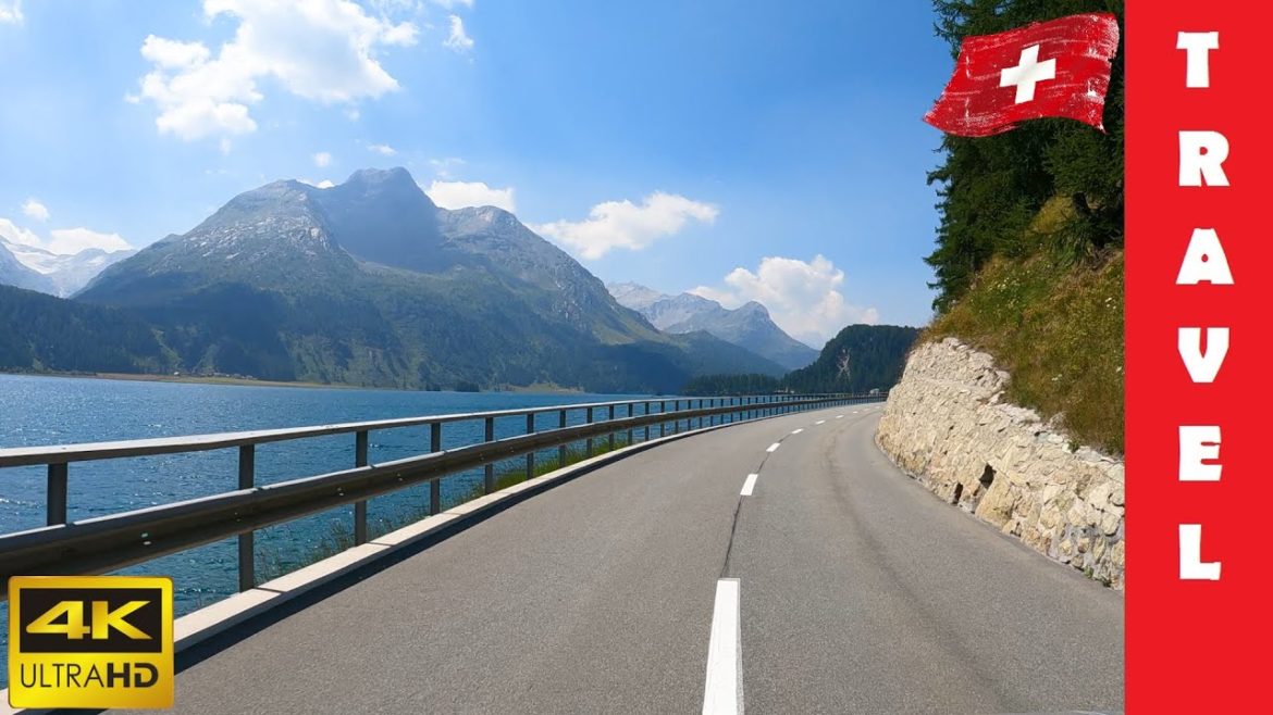 Driving in Switzerland 9: Sankt Moritz – Silvaplana – Maloja | 4K 60fps Driving in Switzerland 9: Sankt Moritz - Silvaplana - Maloja | 4K 60fps