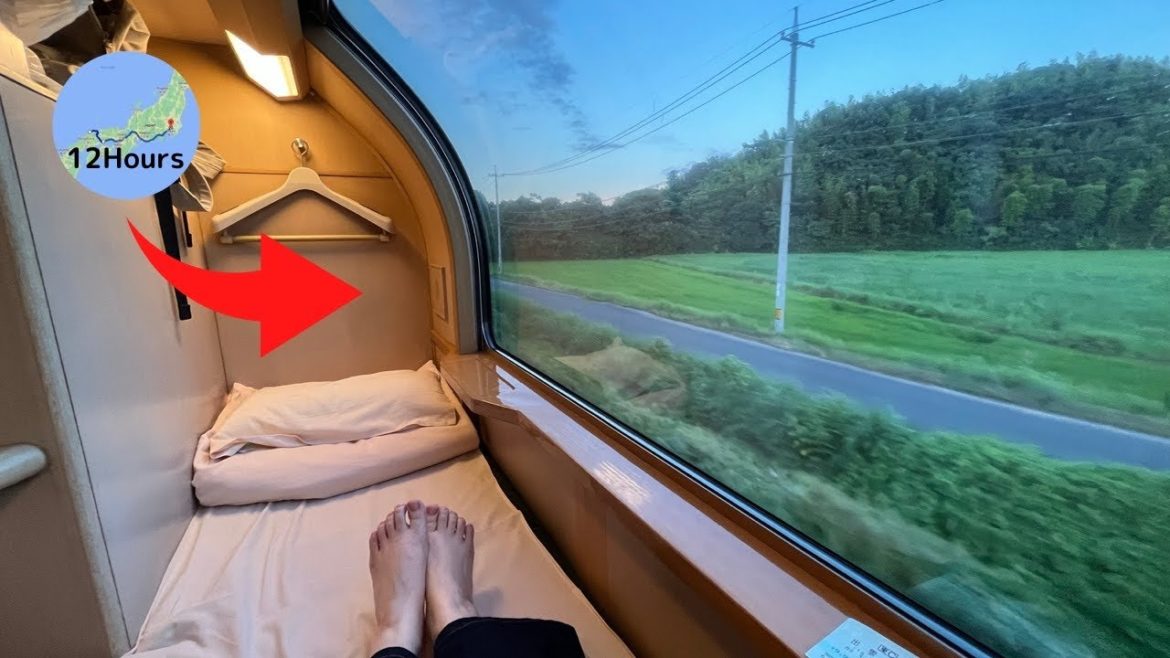 12 Hours Japan’s OverNight Sleeper Train on Praivate Room  from izumo to Tokyo
