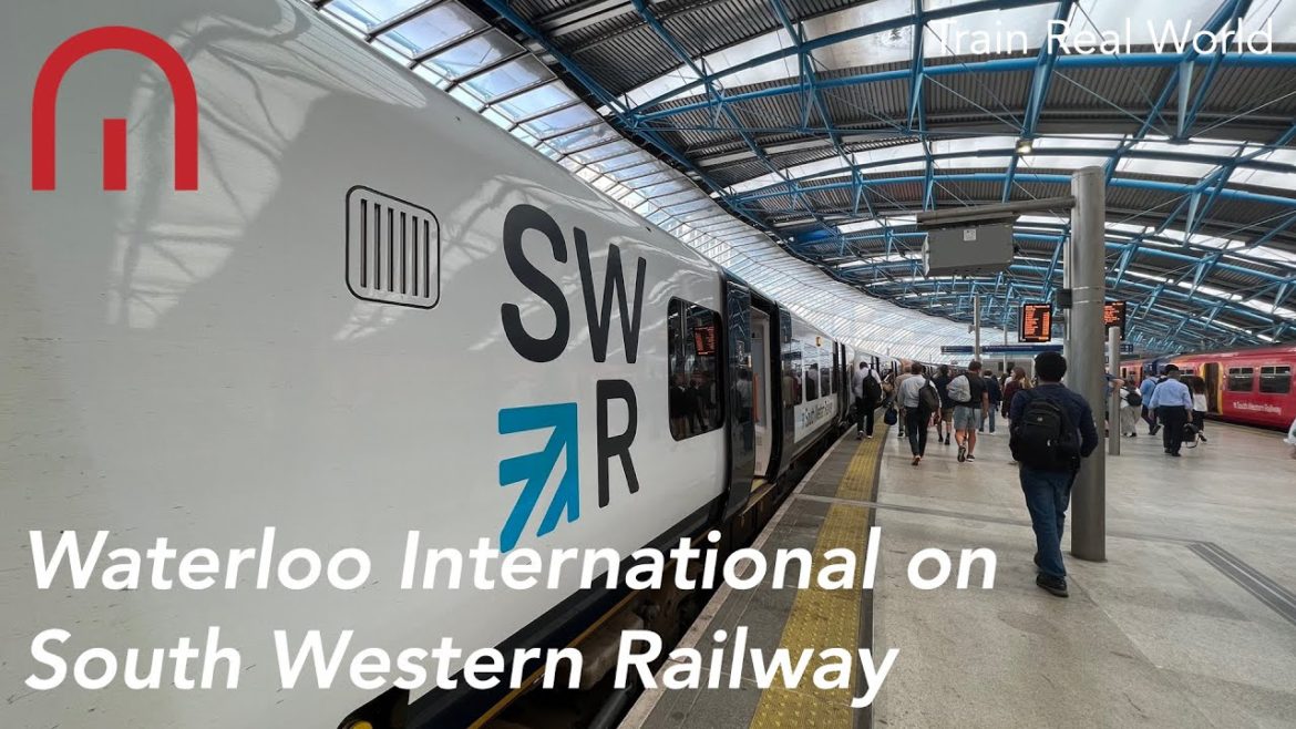 Train Real World - Waterloo International on South Western Railway