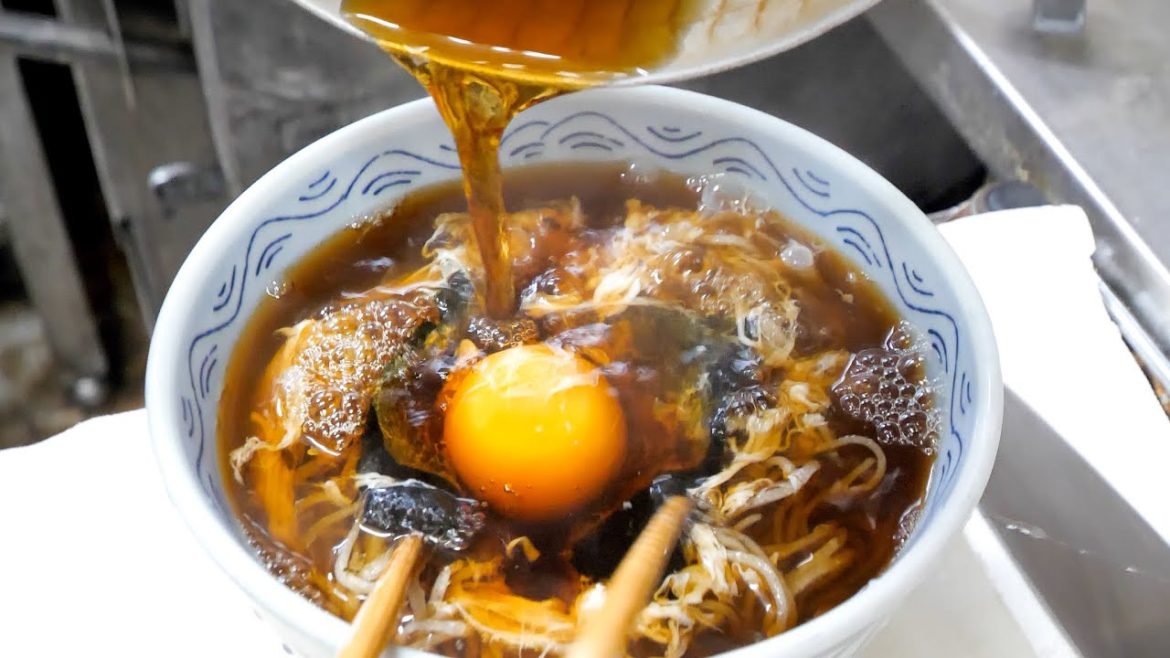 天ぷら！天丼！磨き抜かれたスゴ腕蕎麦職人の驚異的な注文さばき：東京そば屋の１日丨Soba Noodles in Tokyo