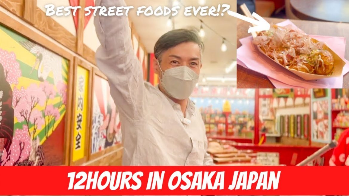 18 hours in OSAKA Japan🇯🇵eat street food Takoyaki, river cruise, rest at the hotel🏨 18 hours in OSAKA Japan🇯🇵eat street food Takoyaki, river cruise, rest at the hotel🏨