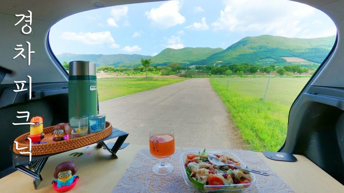 4K 여름날의 솔로 피크닉 / 자연에서의 휴식 / 내가 좋아하는 청도금천체육공원 / 내 사랑스러운 미니언즈들과 함께