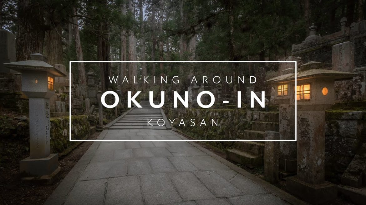 Japan Walk 4k | Walking around Koyasan Okunoin cemetery (Wakayama)