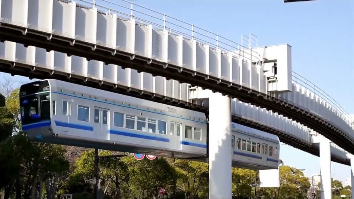 Tokyomandu On Chiba Monorail | Hanging Train | Amazing Japan