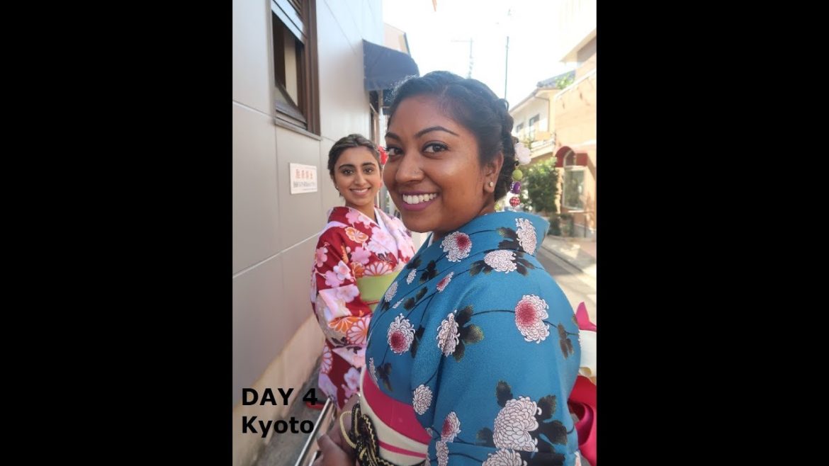 Experiencing the Japanese culture in our Kimono’s | Day 4 | Japan | Vlog