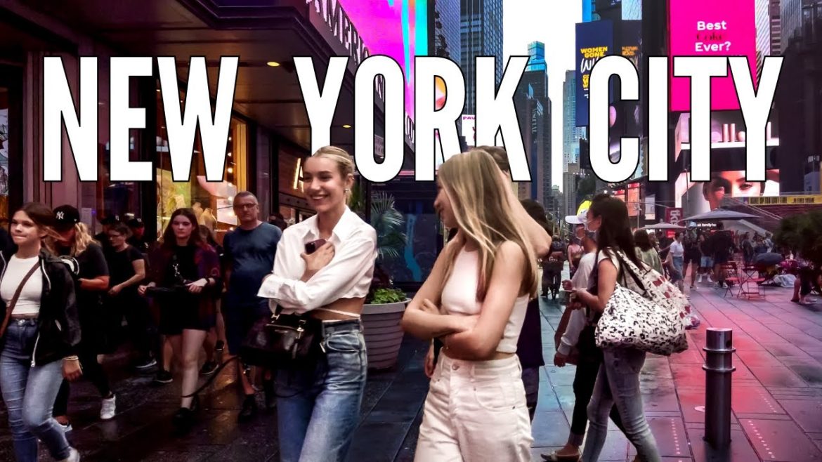 [4K] Walking Tour in New York City Times Square 7th Avenue | USA Trip 2022