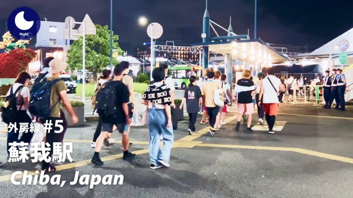 ⁴ᴷ Chiba: Soga Station (蘇我駅)  / Sotobo Line #5 : Japan Walking Tour 2022