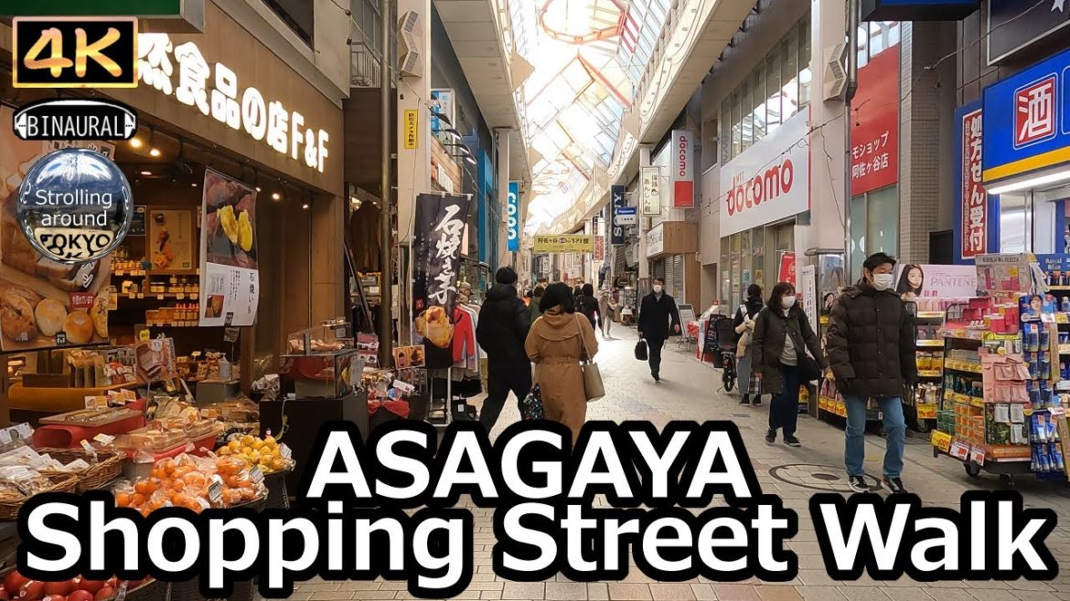 ASAGAYA Shopping Street Walking Tour – 4K Tokyo Japan ASAGAYA Shopping Street Walking Tour - 4K Tokyo Japan