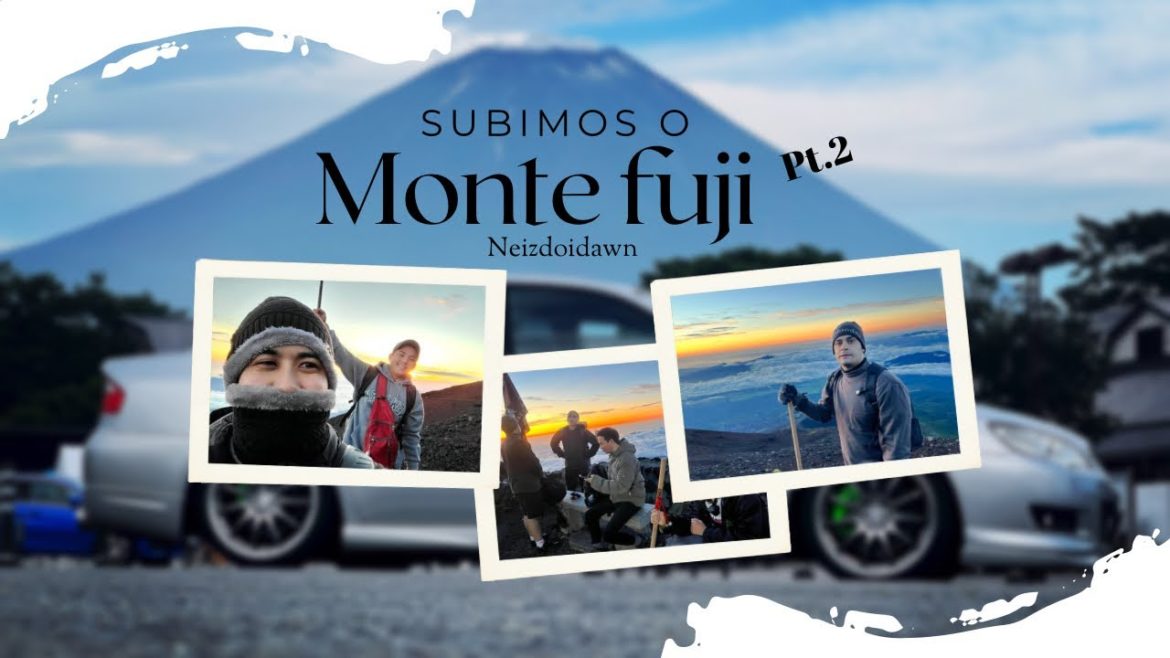 Chegamos ao topo do Monte Fuji