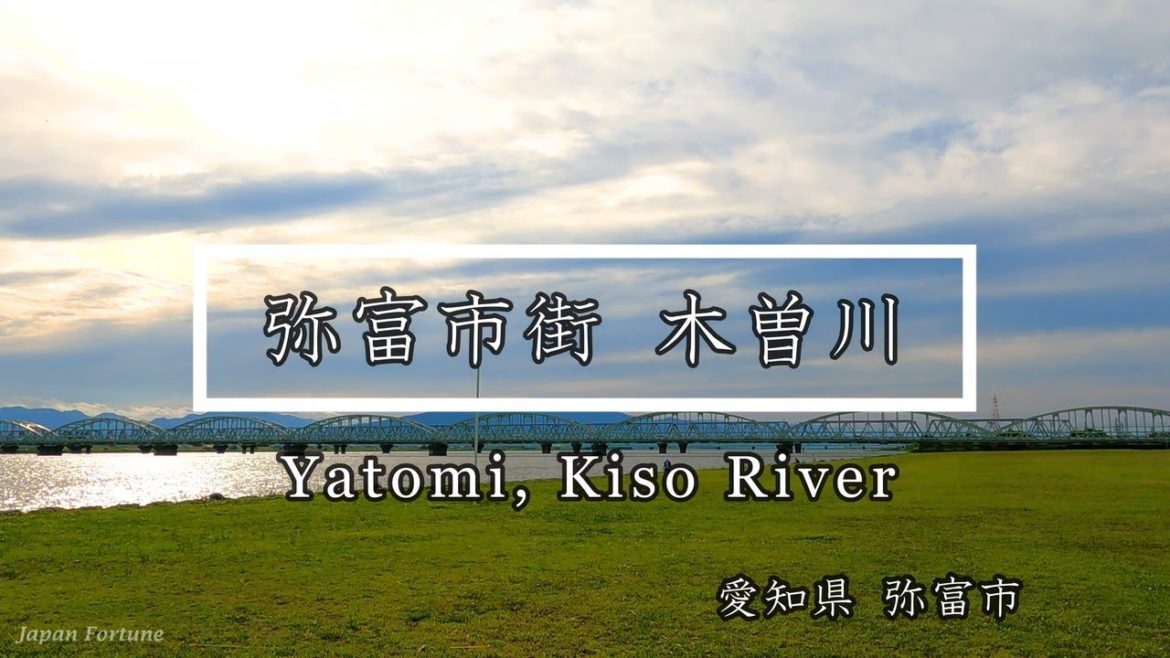 Aichi Yatomi, Japan Walking Tour - Yatomi city, Kiso river 4K Video | Goldfish farm