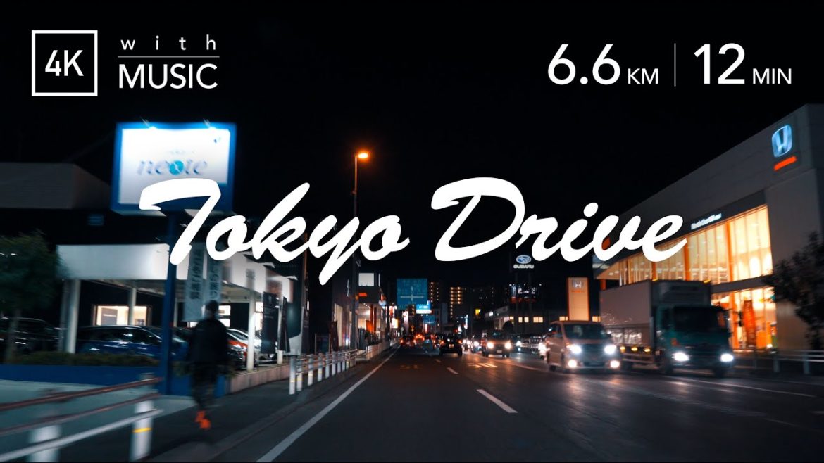 TOKYO NIGHT DRIVE | R6水戸街道 [4K] Mitokaido Avenue 千葉県柏市〜松戸市馬橋のナイトドライブ