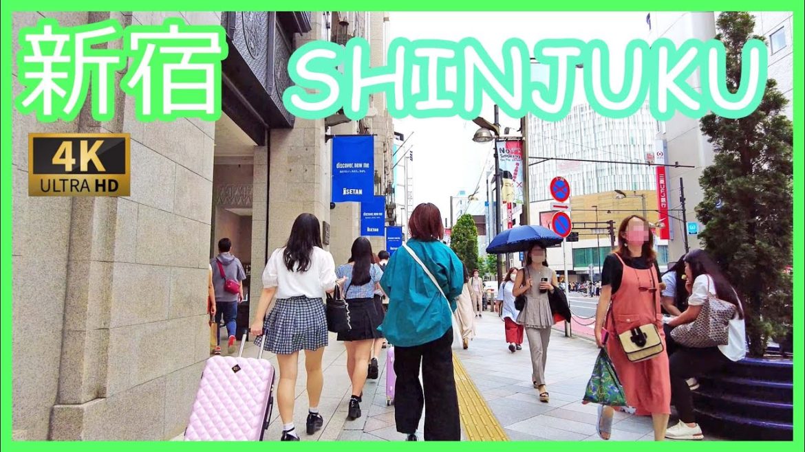 Tokyo walk 4K,Japan - Shinjuku walking tour 2022 , Shinjuku street walk , 新宿 散歩