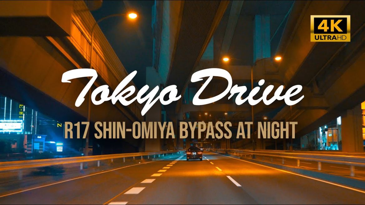 TOKYO NIGHT DRIVE | 夜のR17新大宮バイパスをドライブ [4K] Shin-omiya Bypass at Night ＜さいたま市桜区田島〜練馬区北町＞