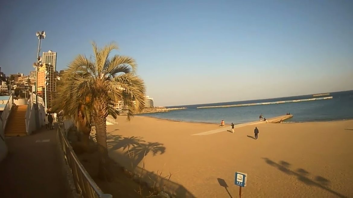 熱海サンビーチ海岸の様子です。　#shorts