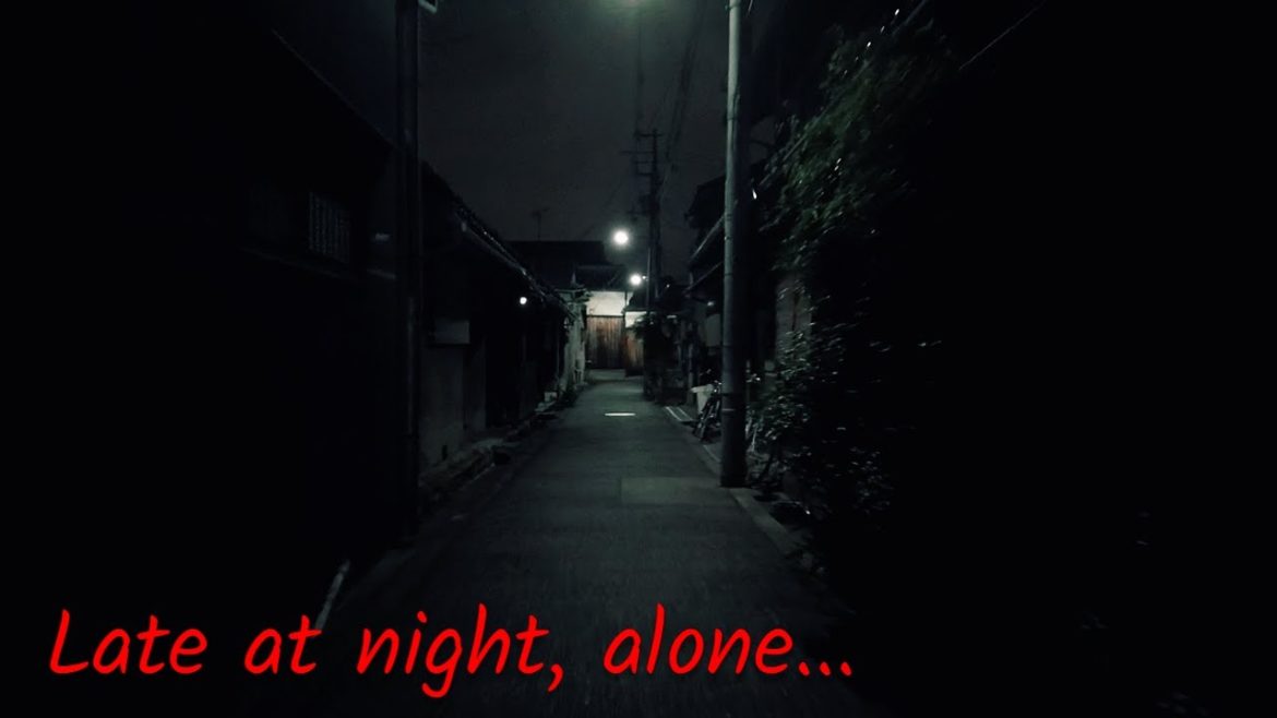 Midnight in Japan｜Osaka Residential Area Walking Tour.