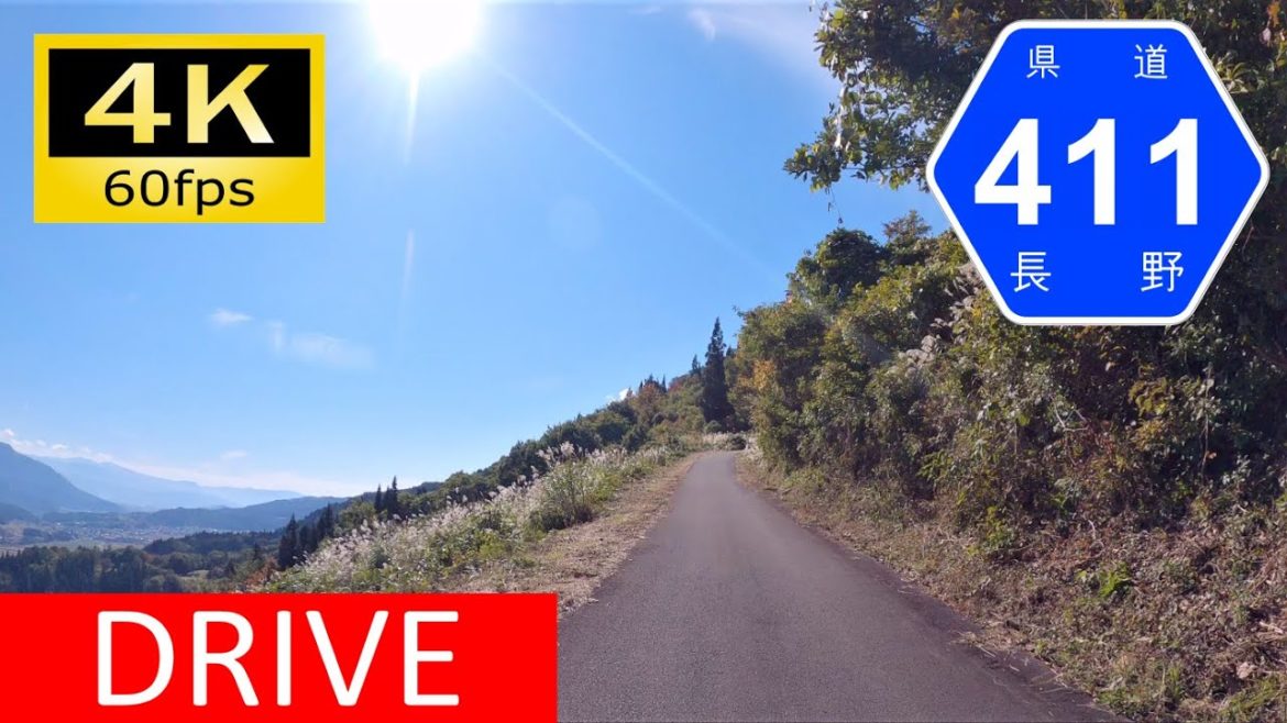 【Driving in Japan】Nagano Prefectural Route 411/Niigata Prefectural Route 412: Iiyama - Arai [4K]