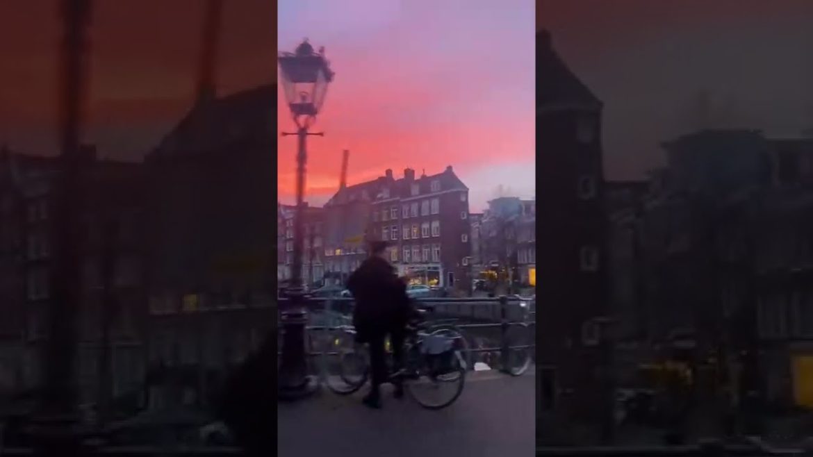 Picturesque city of Amsterdam | beautiful places in the world #Shorts